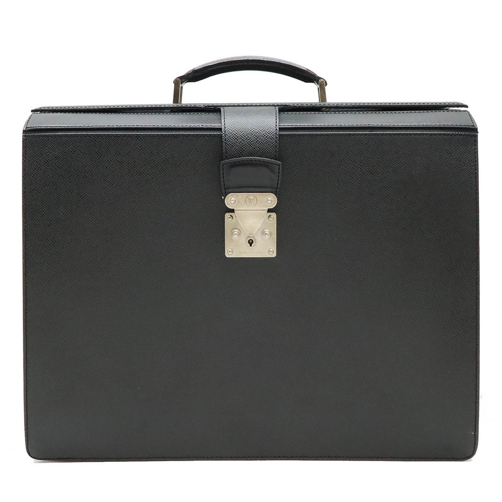 LOUIS VUITTON Taiga Ural Bag Business Briefcase Leather Ardoise Black